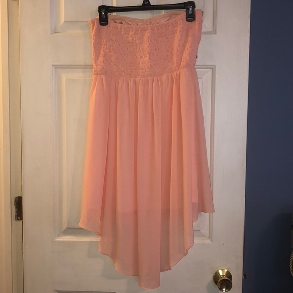 Strapless High Low Homecoming-ish Dress - Picture 5 of 12